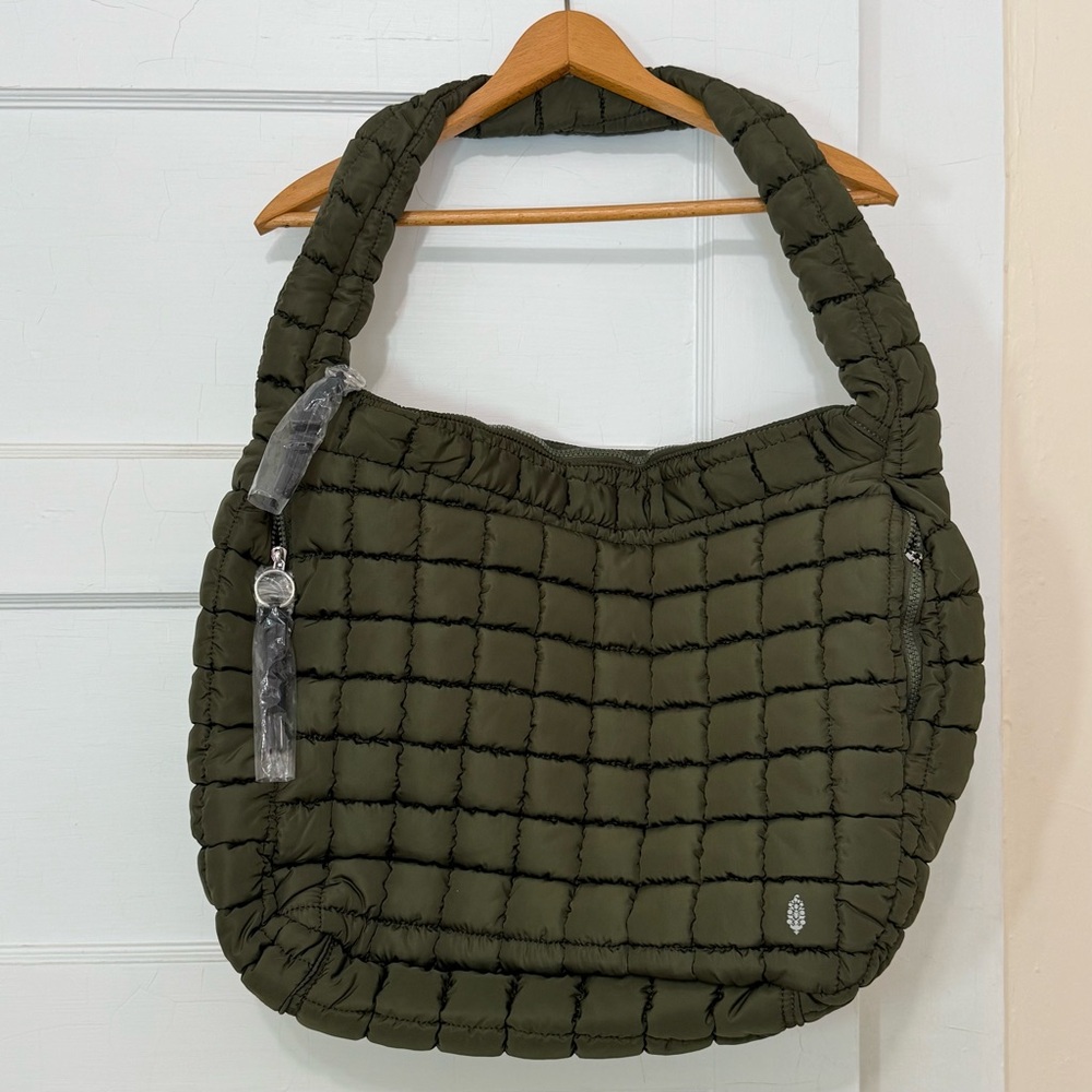 FP Movement by Free People Olive Green Quilted Shoulder Bag - Picture 5 of 16